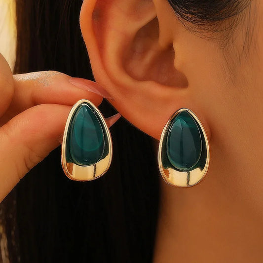 The Monaco Tear Drop Studs