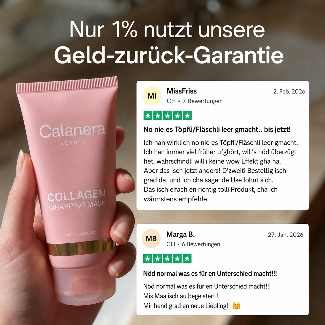 Bio-Kollagen-Nachtmaske + Pinsel